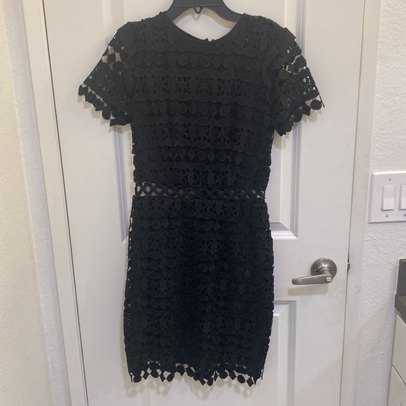 Michael Kors Black Lace Dress Size 2 - Picture 5 of 7